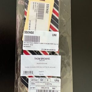 Thom Browne Tie Genuine